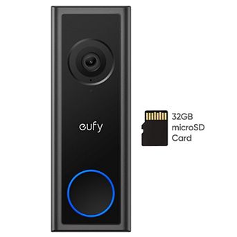 Eufy 2K Video Doorbell with 32GB microSD Card