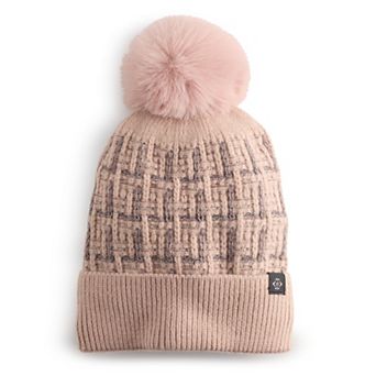 Women's Nanette Lepore Tweed Beanie With Pom Pom