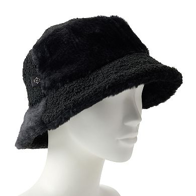 Women's Nanette Lepore Faux Fur & Sherpa Bucket Hat