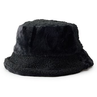 Women's Nanette Lepore Faux Fur & Sherpa Bucket Hat