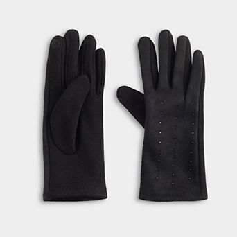 Women's Nanette Lepore Rhinestone Detail Gloves