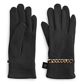 Women's Nanette Lepore Chain Detailed Gloves