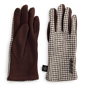 Women's Nanette Lepore Houndstooth Gloves With Buttons
