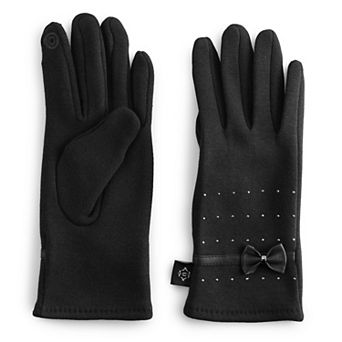 Women's Nanette Lepore Elegant Box Detail Studded Gloves