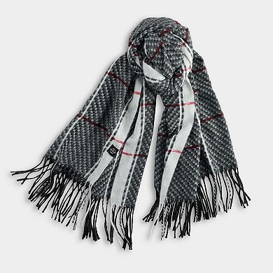 Women's Nanette Lepore Jacquard Woven Plaid Scarf