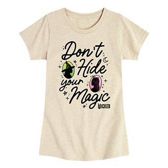 Girls 7-16 Wicked Don't Hide Your Magic Graphic Tee