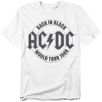Big & Tall AC/DC Tour Emblem Short Sleeve Graphic Tee