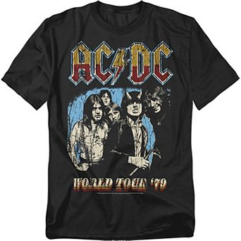Big & Tall AC/DC World Tour 1979 Graphic Tee