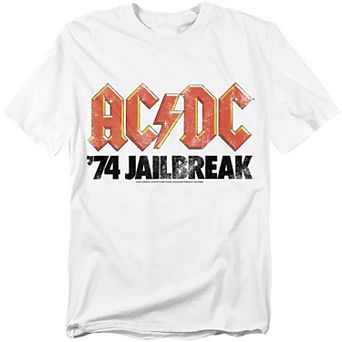 Big & Tall AC/DC Jail Break Short Sleeve Graphic Tee