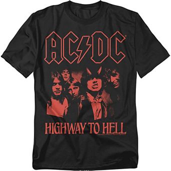 Big & Tall AC/DC Highway Mono Graphic Tee