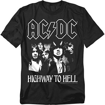Big & Tall AC/DC Highway Mono Short Sleeve Graphic Tee