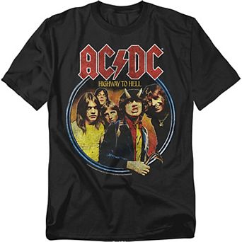 Big & Tall AC/DC Highway To Hell Emblem Graphic Tee