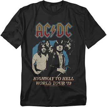 Big & Tall AC/DC 1979 World Tour Graphic Tee