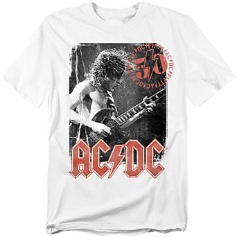 Big & Tall AC/DC Stamp Poster Graphic Tee