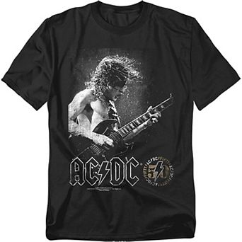 Big & Tall AC/DC Photo Guitar Graphic Tee