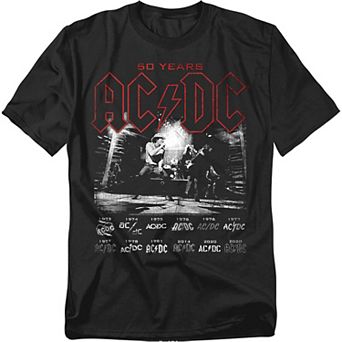 Big & Tall AC/DC Logo Stack Graphic Tee