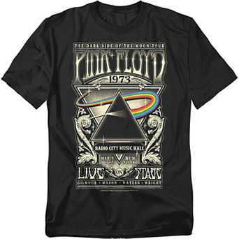 Big & Tall Pink Floyd Carnegie Poster Graphic Tee