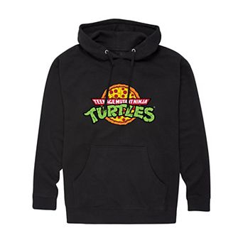 Men's Teenage Mutant Ninja Turtles Pizza Logo Graphic Pullover Hoodie
