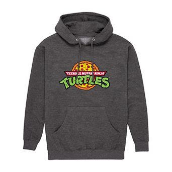Men's Teenage Mutant Ninja Turtles Pizza Logo Graphic Pullover Hoodie