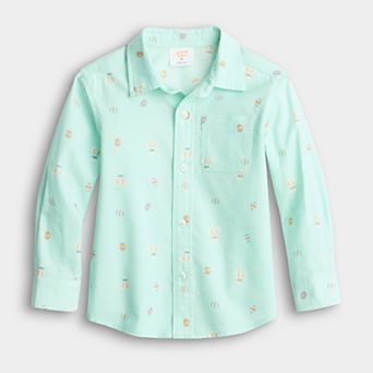 Baby & Toddler Jumping Beans® Long Sleeve Easter Button-Down Shirt