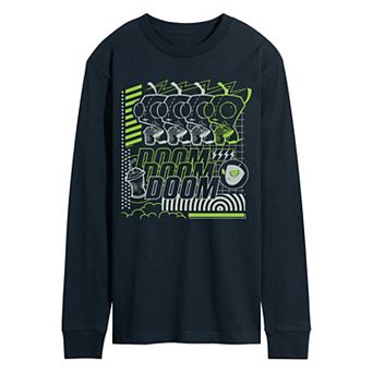 Men's Invader Zim Gir Doom Long Sleeve Graphic Tee