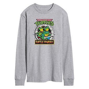 Men's Teenage Mutant Ninja Turtles Sewer Retro Long Sleeve Graphic Tee