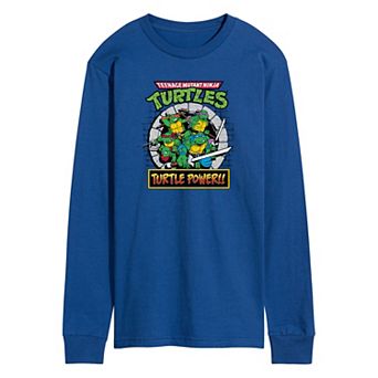 Men's Teenage Mutant Ninja Turtles Sewer Retro Long Sleeve Graphic Tee