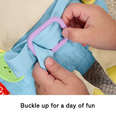 Fisher-Price Learn to Dress Bunny Plush Educational Activity Toy