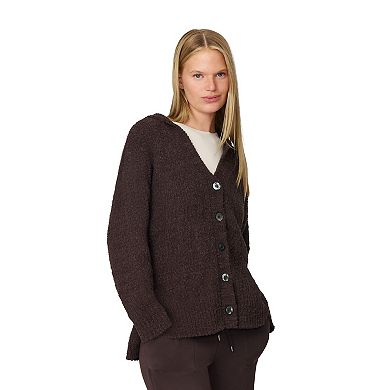 Women's Grey & Gray Cozy Luxe Hooded Cardigan