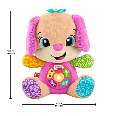 Fisher-Price Laugh & Learn Smart Stages Sis Plush Musical Learning Toy