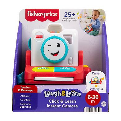 Fisher-Price Laugh & Learn Click & Learn Instant Camera Learning Toy