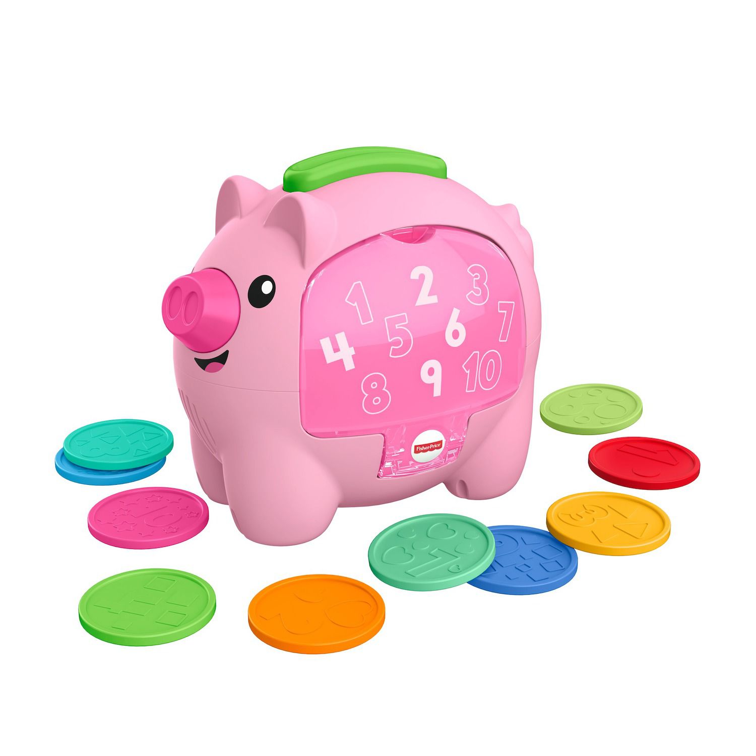 Детская игрушка Fisher-Price Laugh & Learn Count & Rumble Piggy Bank Toy with Music & Motion — фото 1