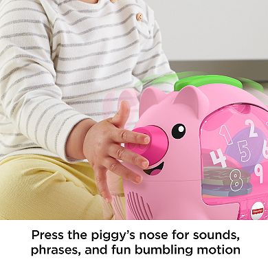 Fisher-Price Laugh & Learn Count & Rumble Piggy Bank Toy with Music & Motion