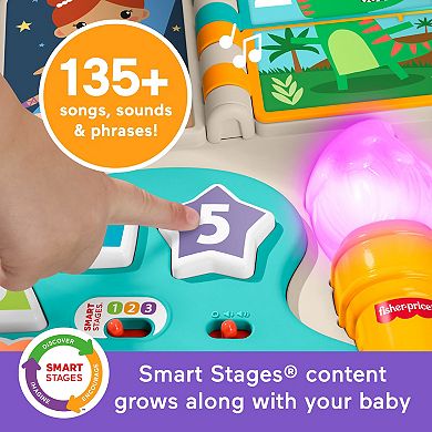 Fisher-Price 4-in-1 Activity Table & Easel Electronic Learning Toy