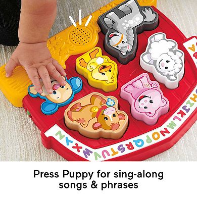 Fisher-Price Laugh & Learn Farm Animal Puzzle Sorting Toy with Music & Sounds