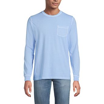 Big & Tall Lands' End Long Sleeve Pocket Super-T Tee