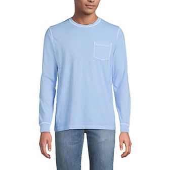 Lands' End Long Sleeve Pocket Super-T Tee