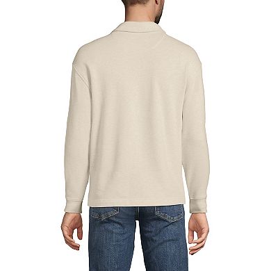 Men's Lands' End Serious Sweats Rugby Polo
