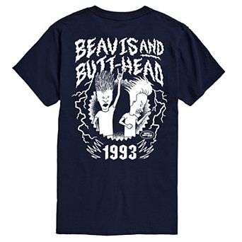 Men's Beavis & Butt-Head 1993 Metal Graphic Tee