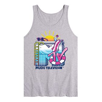 Men's MTV Pool Scene Graphic Tank Top
