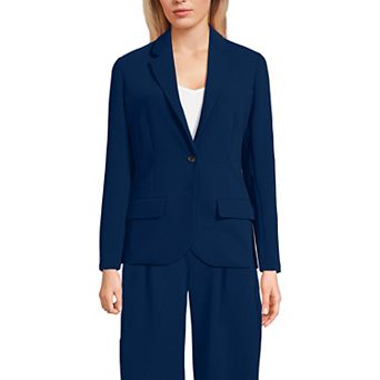 Women's Lands' End Crepe Fluid Blazer