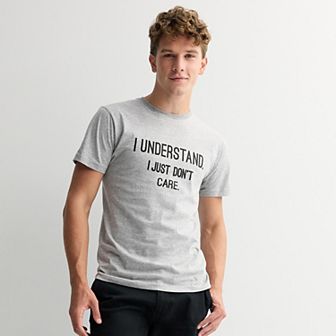 Men's Ocean Current Don't Care Graphic Tee