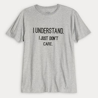 Men's Ocean Current Don't Care Graphic Tee