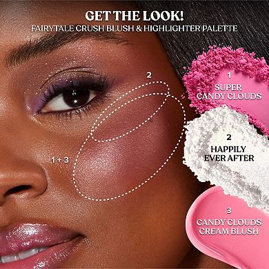 Fairytale Crush Blush & Highlighter Palette Makeup Set