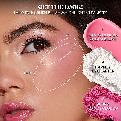 Fairytale Crush Blush & Highlighter Palette Makeup Set
