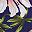 Navy Tropical Leaves