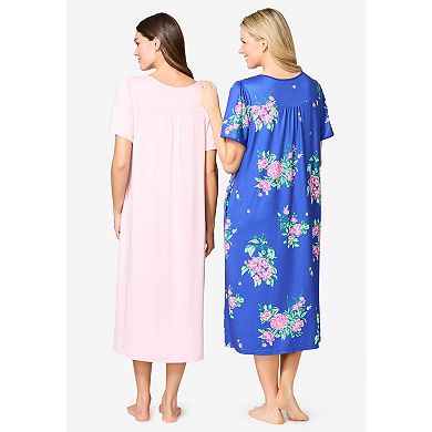 Only Necessities Plus Size 2-Pack Bib Gown