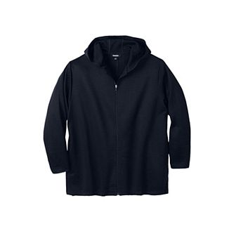 KingSize Men's Big & Tall Performance Dot Full-Zip Hoodie