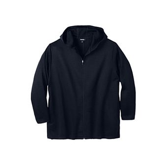 KingSize Men's Big & Tall Performance Dot Full-Zip Hoodie