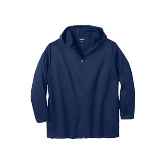 KingSize Men's Big & Tall Performance Dot Full-Zip Hoodie